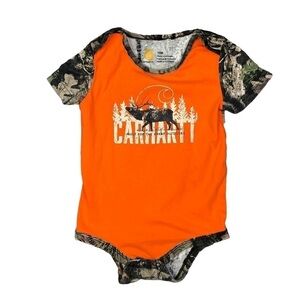 Carthartt onesie elk graphic mossy oak camo back 18M